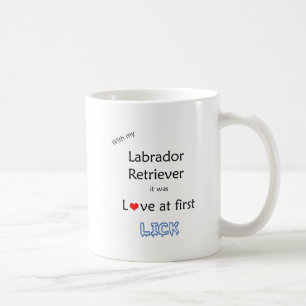 Caneca De Café Labrador Retriever Love in First Lick