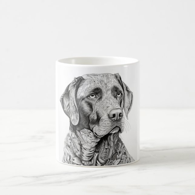 Caneca De Café Labrador Retriever Mug (Centro)