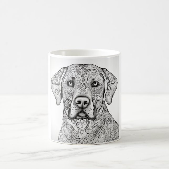 Caneca De Café Labrador Retriever Mug (Centro)