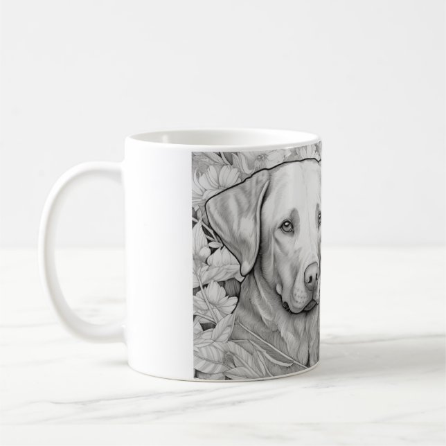 Caneca De Café Labrador Retriever Mug (Esquerda)