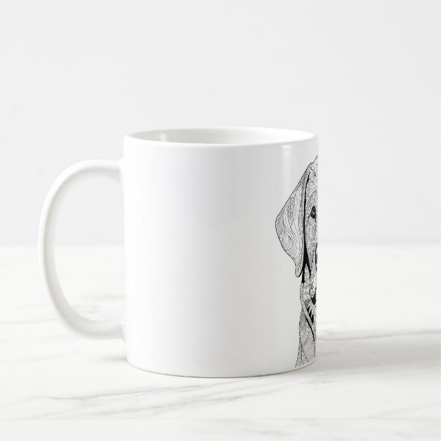 Caneca De Café Labrador Retriever Mug (Esquerda)