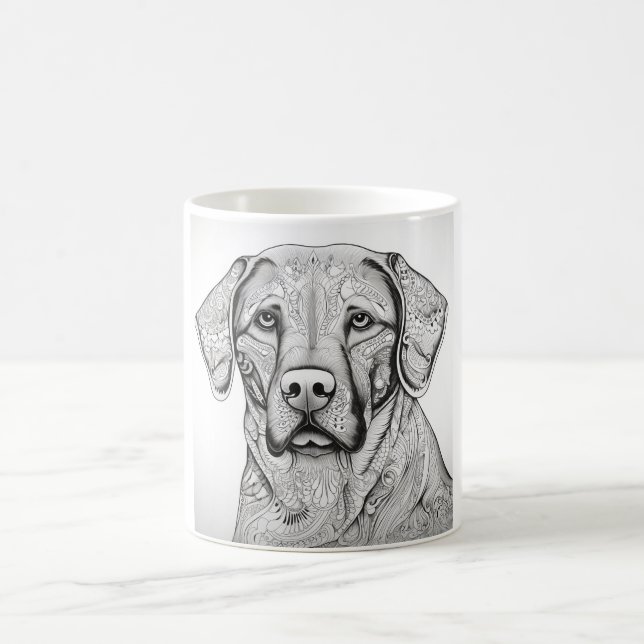 Caneca De Café Labrador Retriever Mug (Centro)