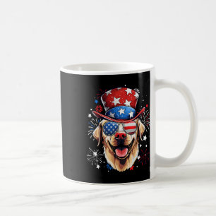 Caneca De Café Labrador Retriever Patriótico Bandeira dos EUA 4 d