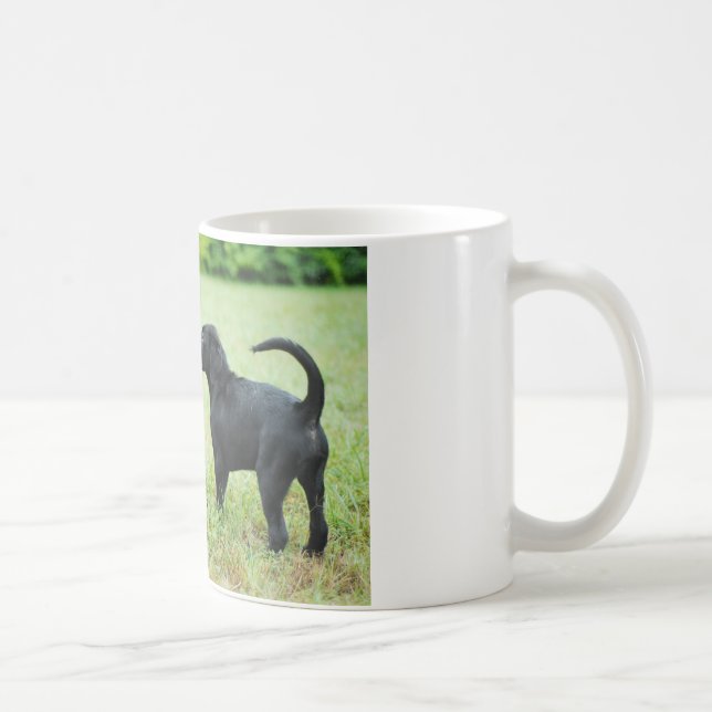 Caneca De Café Labrador retriever preto (Direita)