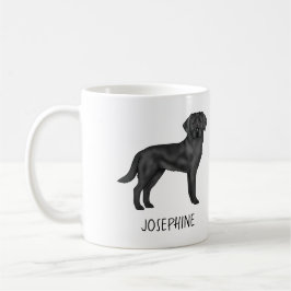 Caneca De Café Labrador Retriever Preto Cachorro Lab Fofo Nome Pe