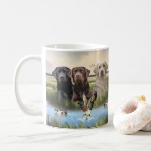 Caneca De Café Labrador Retrievers (Cães caçadores)