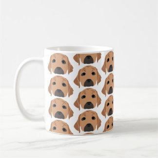 Caneca De Café Labradores Amarelos em Mug