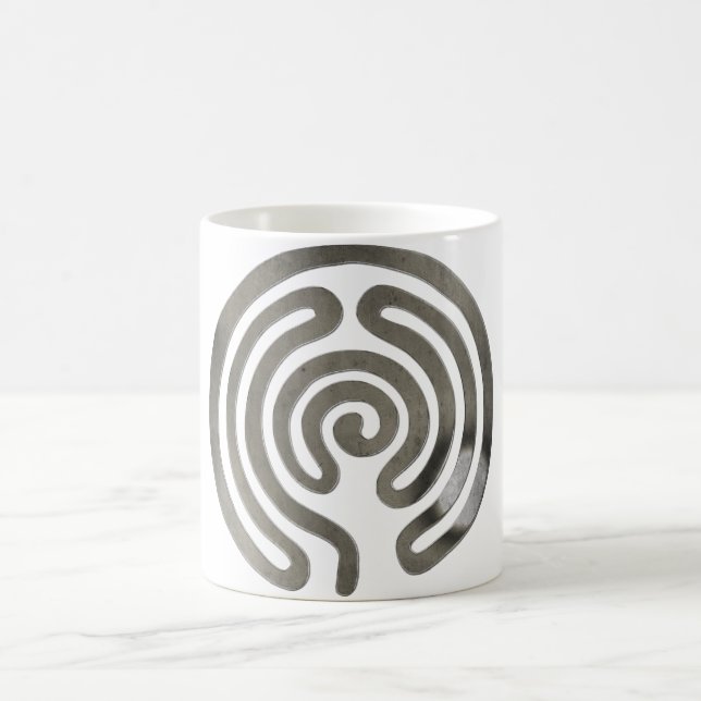 Caneca De Café labyrinth antique silver (Centro)