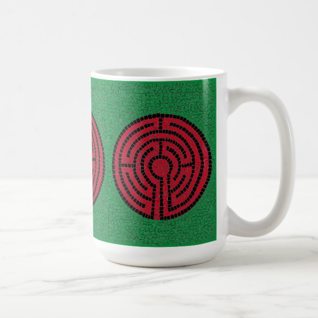Caneca De Café LABYRINTH IX Tall White Mug (Direita)