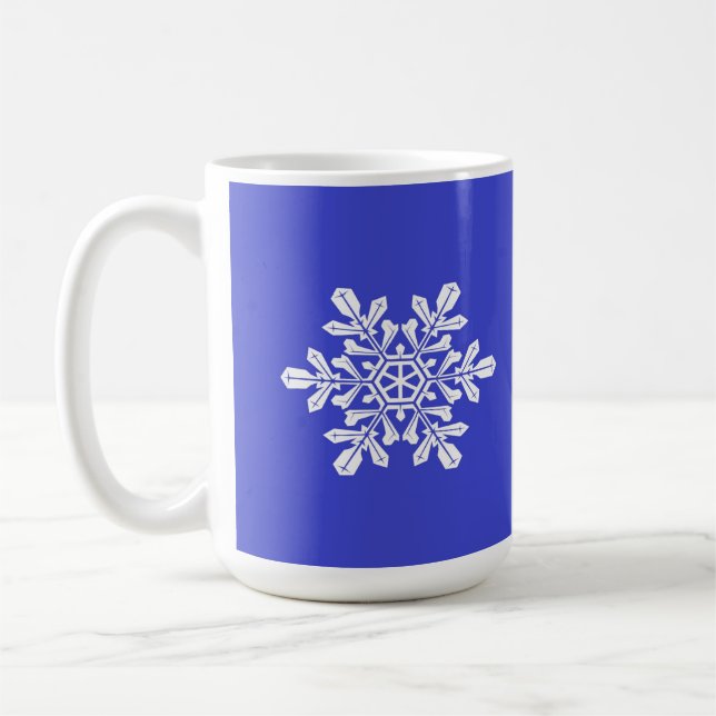 Caneca De Café Laca de Neve Azul de Mug (Esquerda)