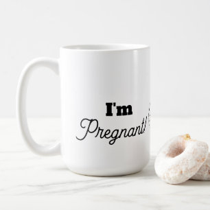 Caneca De Café Lace Falso para Futuros Pais
