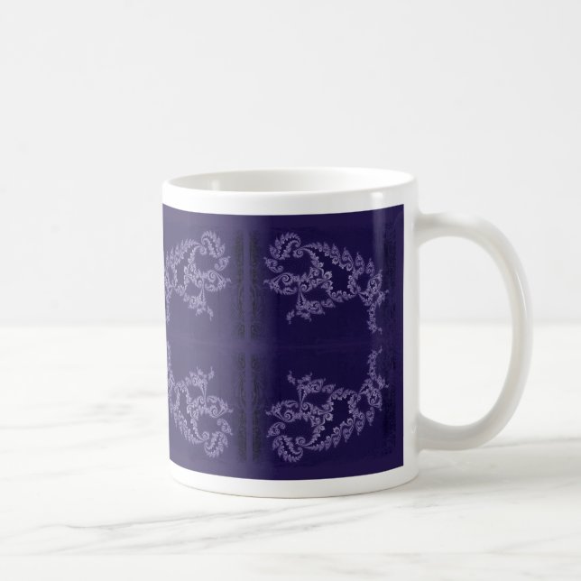 Caneca De Café Lacey Swimmer - Azul Roxo (Direita)