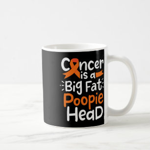 Caneca De Café Laço de Conscientização do Câncer de Sangue Cabeça