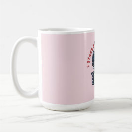 Caneca De Café Laço Estrelas e Listras Patriótico T-S do Dia 4 de