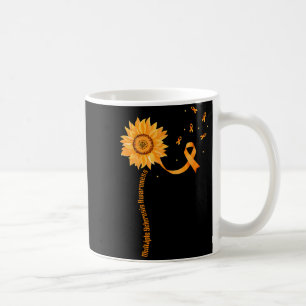 Caneca De Café Laço Laranja Conscientização da Esclerose Múltipla