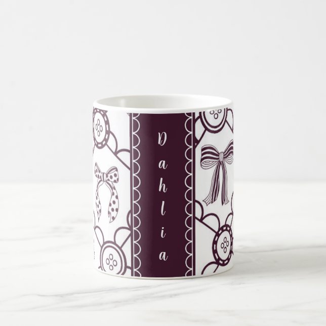Caneca De Café Laço Marrom Coquete (Centro)