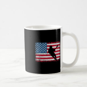 Caneca De Café Lacrosse Eua Flag Lax Americano Shirt Men Boy