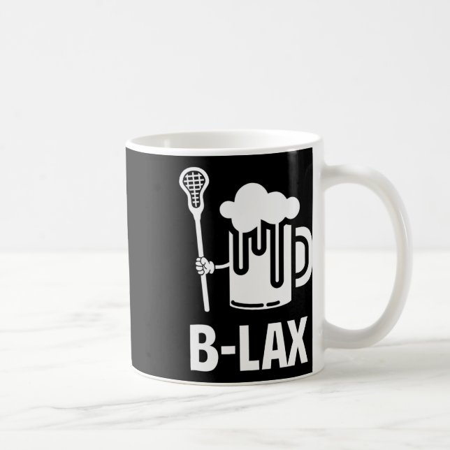 Caneca De Café Lacrosse Funny Gift Men Treinador Beer Lover B-lex (Direita)