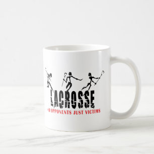 Caneca De Café Lacrosse nenhuns presentes dos t-shirt das vítima