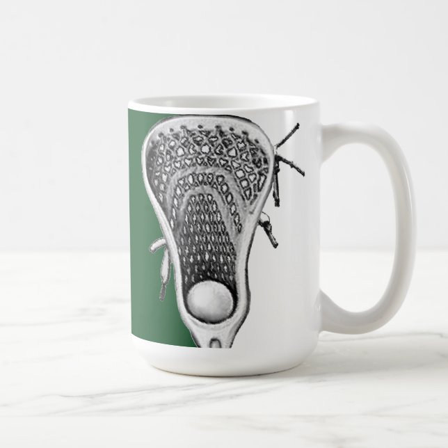 Caneca De Café Lacrosse Novelty Gift Coffee Mug (Direita)