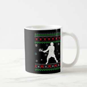 Caneca De Café Lacrosse Pajama Ugly Christmas Gift Sport Amantes