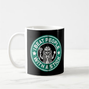 Caneca De Café Lacrosse Parody Lax I Bater Pessoas Com Um Stick Z