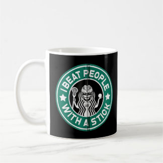 Caneca De Café Lacrosse Parody Lax I Bater Pessoas Com Um Stick Z