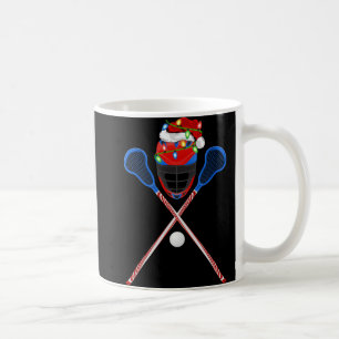 Caneca De Café Lacrosse Sports Lover Xmas Santa Hat Lacrosse Chri