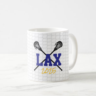 Caneca De Café Lacrosse Sticks Rede Equipe Colorido Ano Esportivo