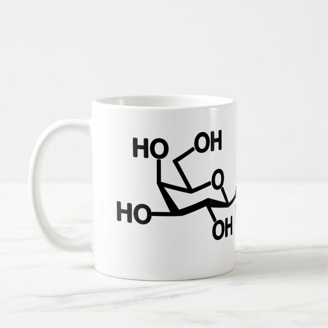 Caneca De Café Lactose Estrutura Do Leite (Esquerda)