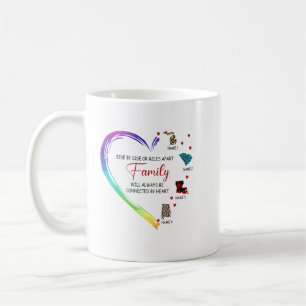 Caneca De Café Lado a Lado ou Milhas Distantes Conectados Por Cus