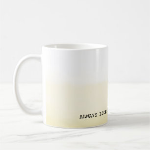 Caneca De Café Lado Amarelo Brilhante