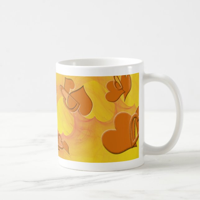 Caneca De Café Lado mais suave do laranja (Direita)