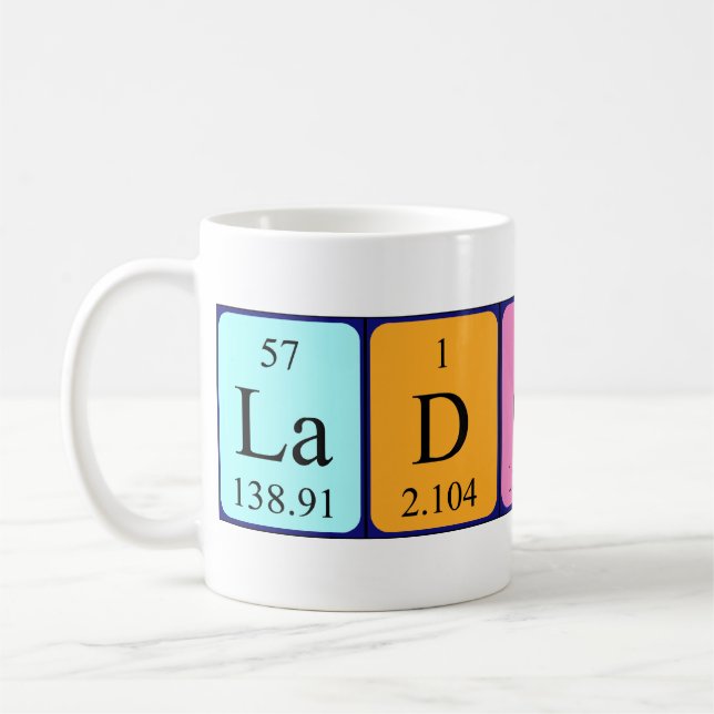 Caneca De Café Ladonna mesa periódica (Esquerda)