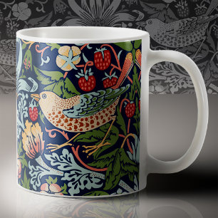 Caneca De Café Ladrão de Morango William Morris