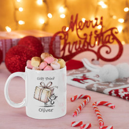 Caneca De Café Ladrão de Presentes Família Divertida Correspondê