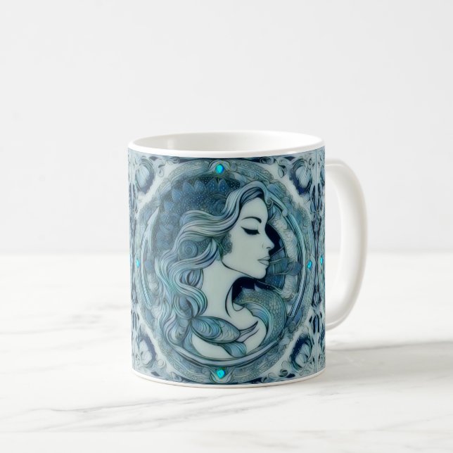 Caneca De Café Lady Azura (Frente Esquerda)