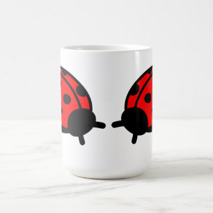 Caneca De Café Lady Bug White Mug