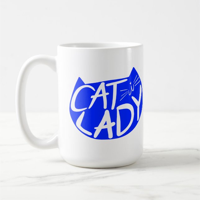 Caneca De Café Lady Cat (Esquerda)