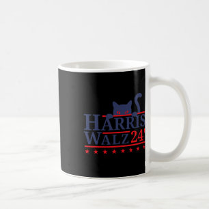 Caneca De Café Lady Gato Sem Fios Para Kamala Harris Tim Wheimer