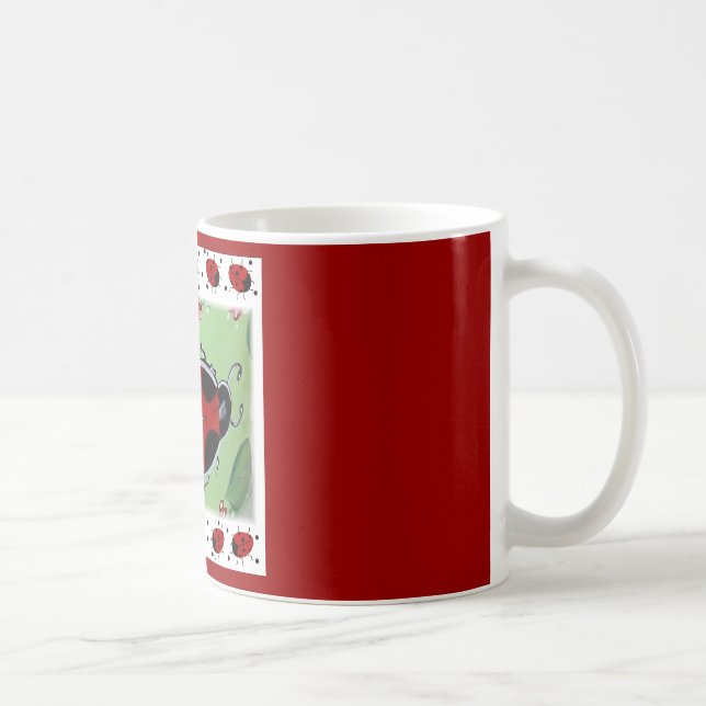 Caneca De Café Lady Inseto (Direita)