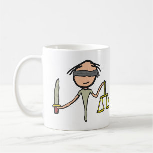 Caneca De Café Lady Justice