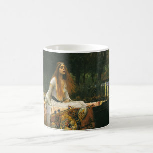Caneca De Café Lady Shalott On Boat por John William Waterhouse
