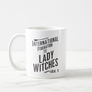 Caneca De Café Lady Witches Halloween Mug