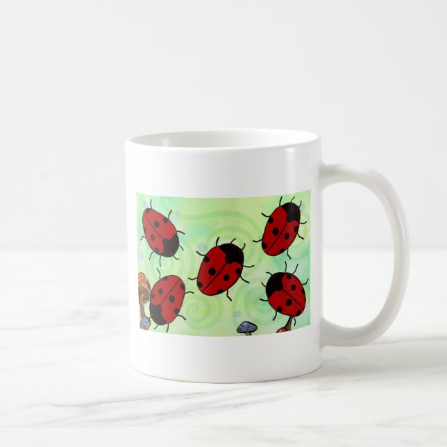 Caneca De Café Ladybug (Direita)