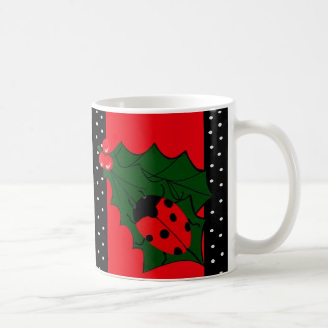 Caneca De Café Ladybug Christmas Mug (Direita)