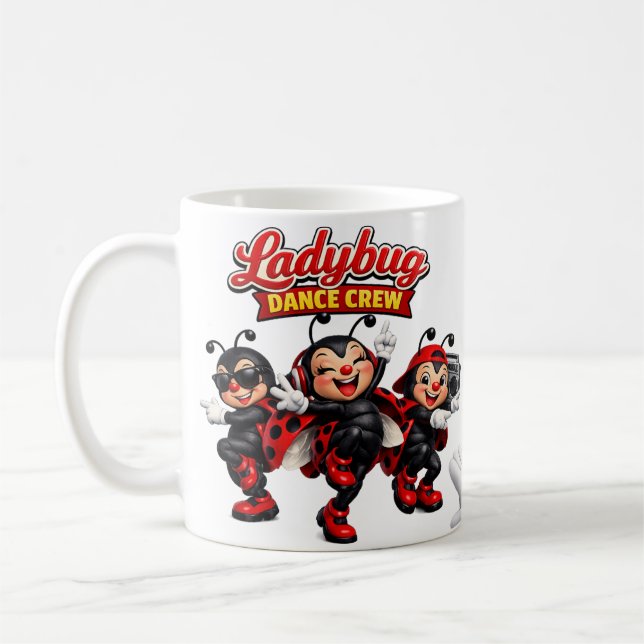 Caneca De Café Ladybug Dance Crew (Esquerda)