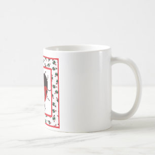 Caneca De Café Ladybug de Natal em julho