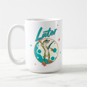 Caneca De Café Lagartixa Engraçada Depois