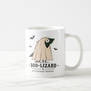 Caneca De Café Lagarto Boo Dragão Barbudo Arte Fantasma de Hallo